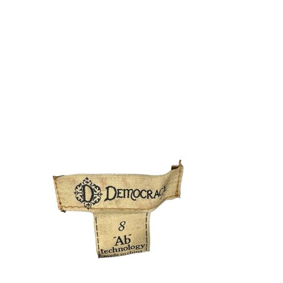 Democracy "Ab" Technology Grey Skinny Pants Cropped Mid Rise Work Office Women 8 - Picture 4 of 8